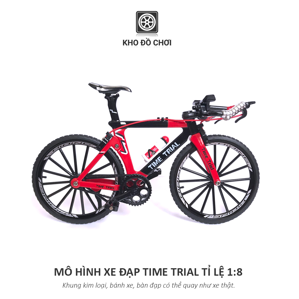 Mô hình xe đạp thể thao TIME TRIAL tỉ lệ 1:8 - Khung kim loại