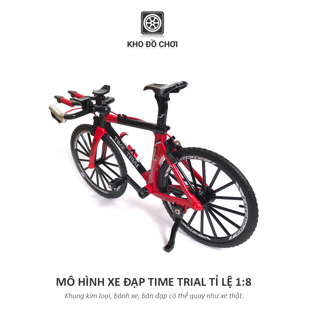 Mô hình xe đạp thể thao TIME TRIAL tỉ lệ 1:8 - Khung kim loại