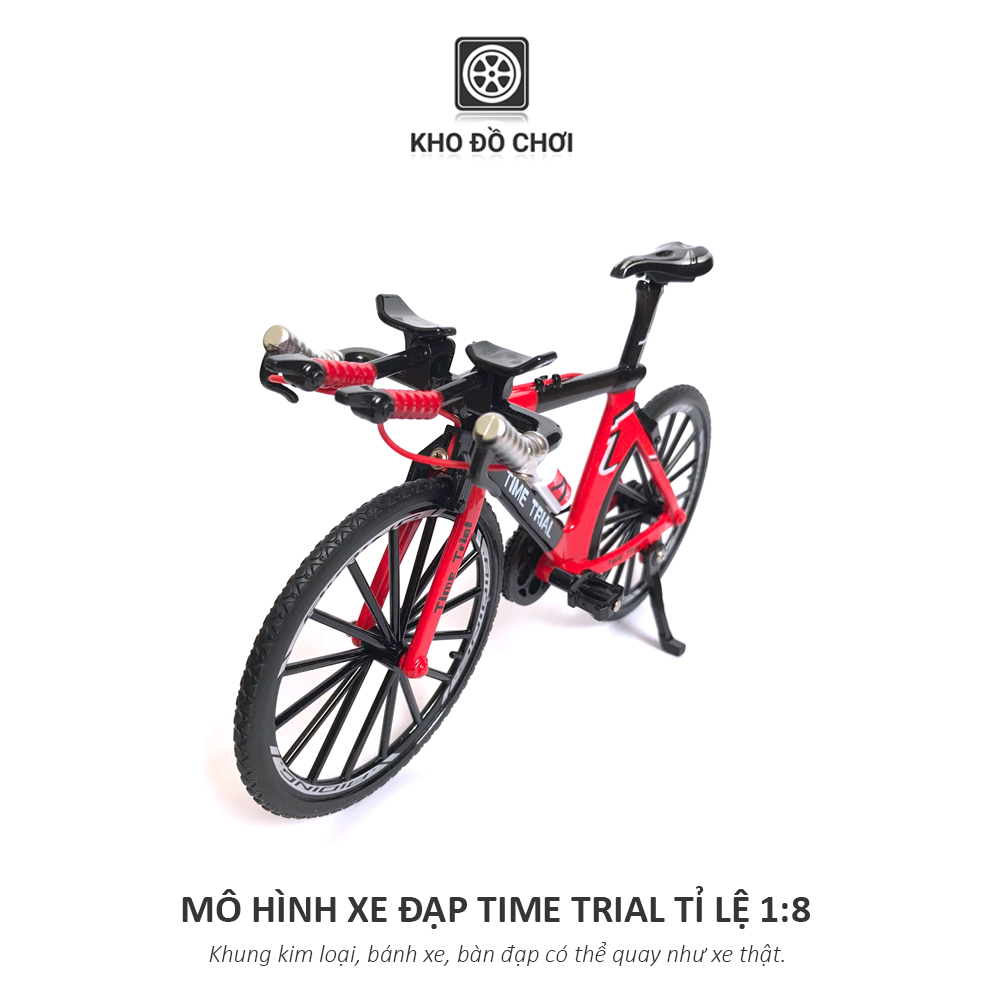 Mô hình xe đạp thể thao TIME TRIAL tỉ lệ 1:8 - Khung kim loại