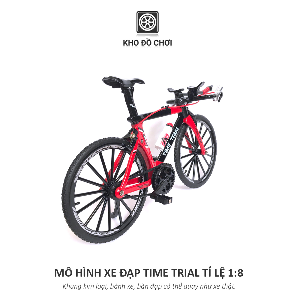 Mô hình xe đạp thể thao TIME TRIAL tỉ lệ 1:8 - Khung kim loại