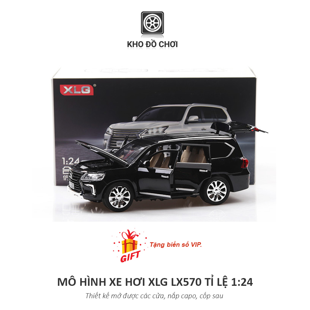 Mô hình xe ô tô XLG Lexus 570 1:24 [TẶNG BIỂN VIP]