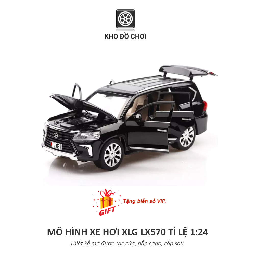 Mô hình xe ô tô XLG Lexus 570 1:24 [TẶNG BIỂN VIP]
