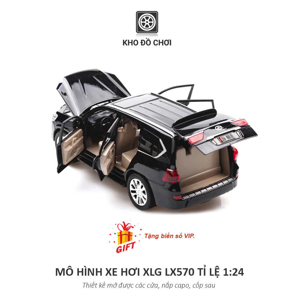Mô hình xe ô tô XLG Lexus 570 1:24 [TẶNG BIỂN VIP]