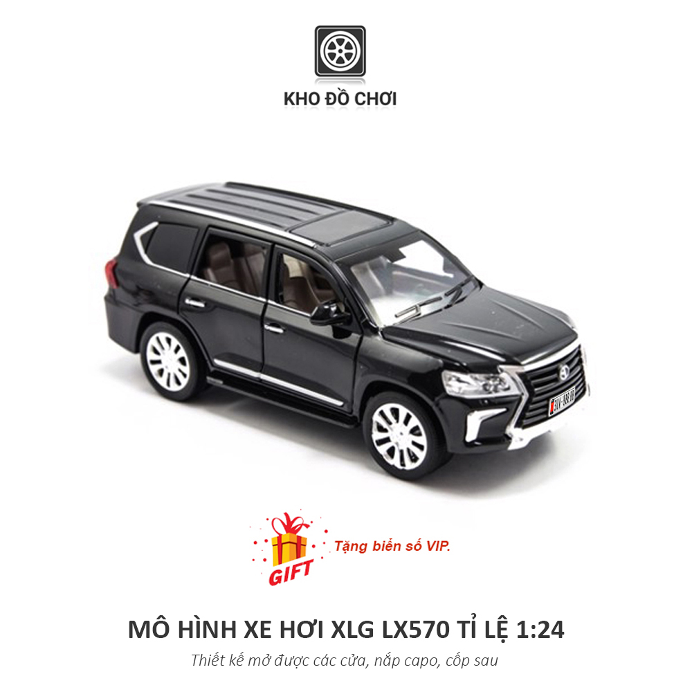 Mô hình xe ô tô XLG Lexus 570 1:24 [TẶNG BIỂN VIP]