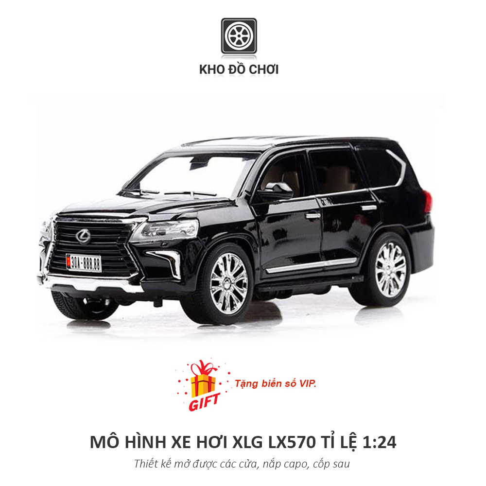 Mô hình xe ô tô XLG Lexus 570 1:24 [TẶNG BIỂN VIP]