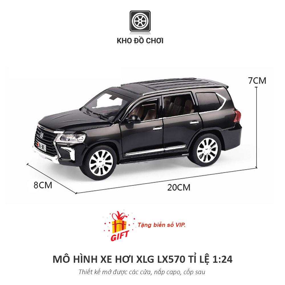 Mô hình xe ô tô XLG Lexus 570 1:24 [TẶNG BIỂN VIP]