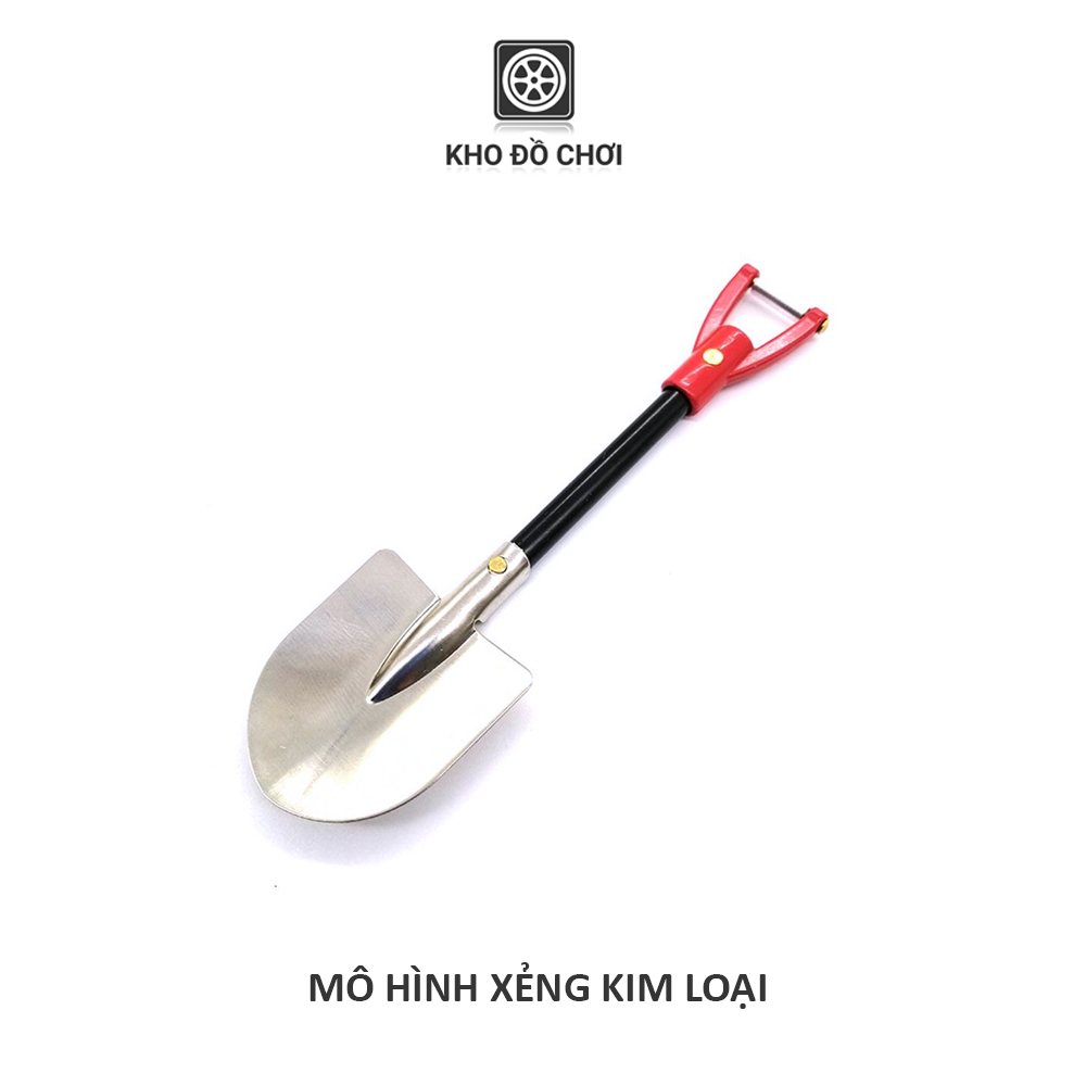 Mô hình xẻng kim loại - phụ kiện trang trí xe RC