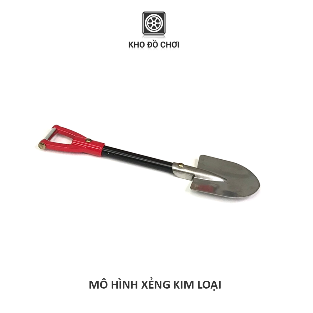 Mô hình xẻng kim loại - phụ kiện trang trí xe RC