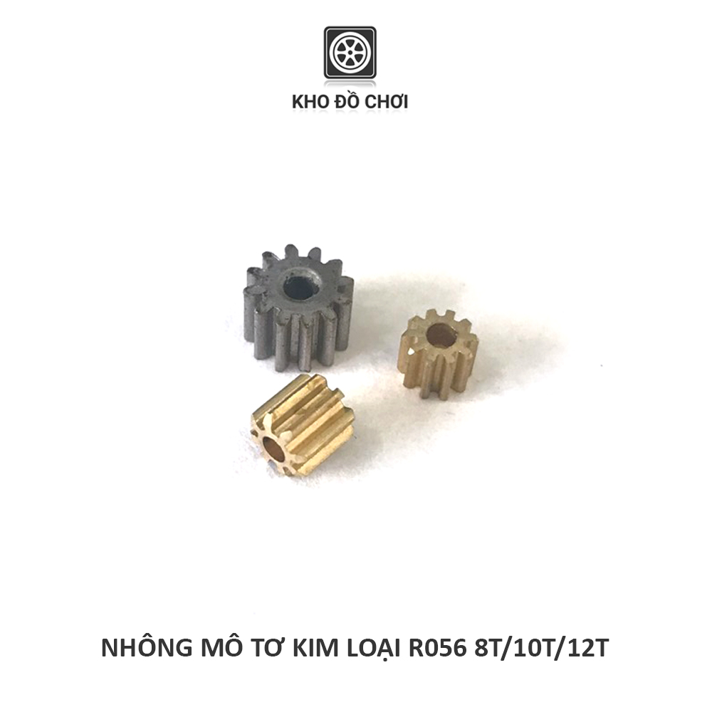 Nhông kim loại gắn motor R056 8T/10T/12T