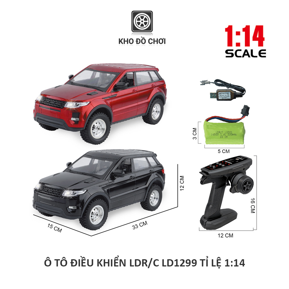 Ô tô điều khiển LDR/C LD1299 Aurora Offroad 4x4 1:14 - RTR [TẶNG BIỂN SỐ]