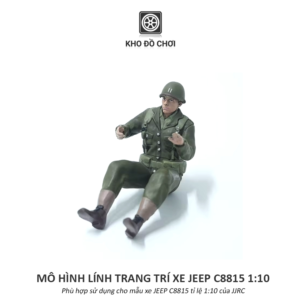 Phụ kiện trang trí xe JJRC C8815 Military Jeep 4WD tỉ lệ 1:10