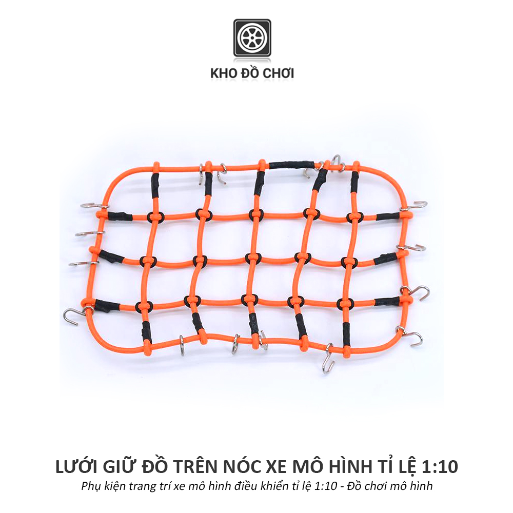 Lưới giữ đồ trên nóc xe mô hình tỉ lệ 1:10 (Phụ kiện trang trí xe RC)