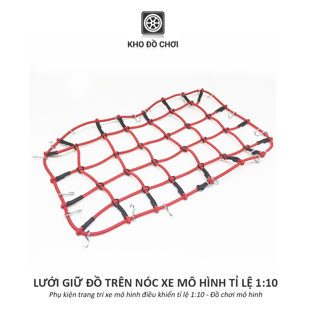 Lưới giữ đồ trên nóc xe mô hình tỉ lệ 1:10 (Phụ kiện trang trí xe RC)