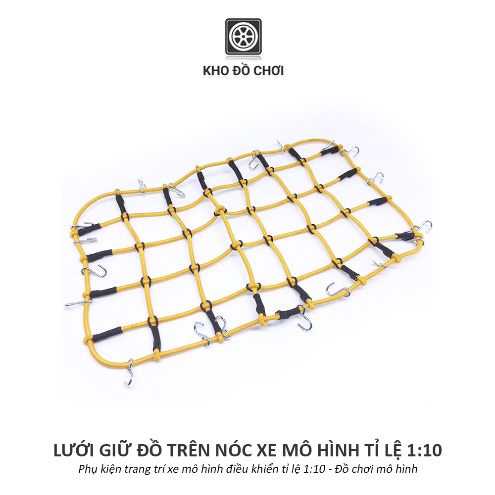 Lưới giữ đồ trên nóc xe mô hình tỉ lệ 1:10 (Phụ kiện trang trí xe RC)