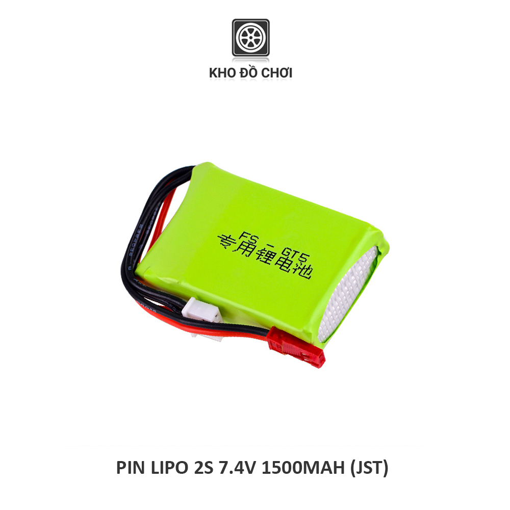 Pin Lipo 2s 1300mAH, 1500mAh 7.4V (Dùng cho tay điều khiển)