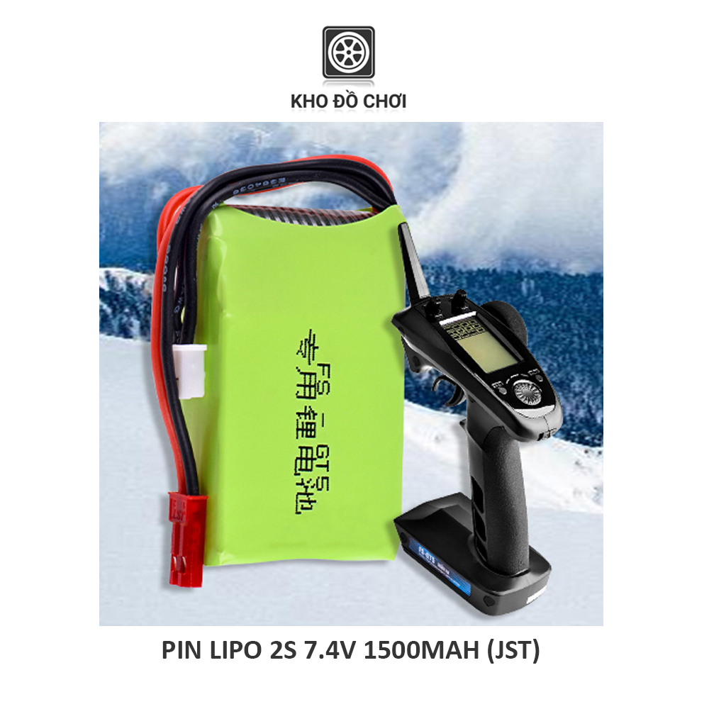 Pin Lipo 2s 1300mAH, 1500mAh 7.4V (Dùng cho tay điều khiển)