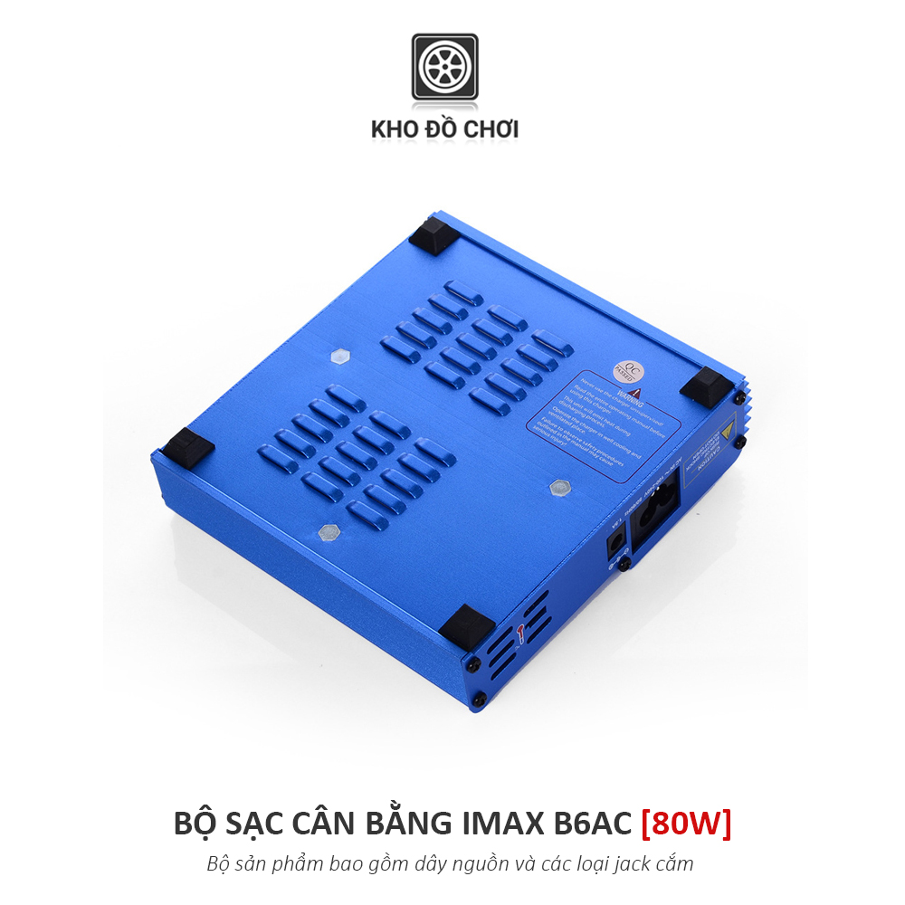 Bộ sạc cân bằng iMax B6AC 80W (Kèm nguồn + dây sạc)