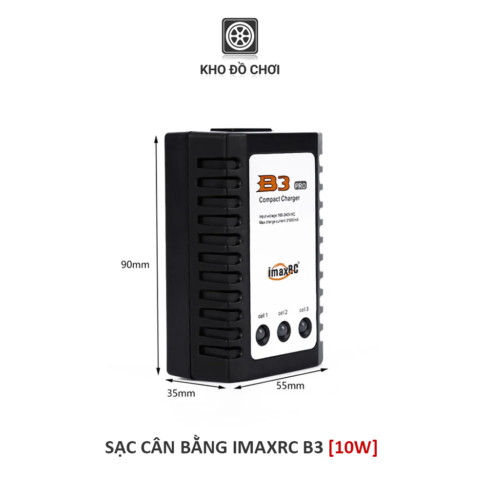 Sạc cân bằng imaxRC B3 10W Pin Li-Po 2s 3s