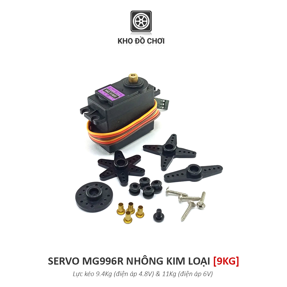 Servo MG996R nhông kim loại - Hàng chất lượng Tower Pro