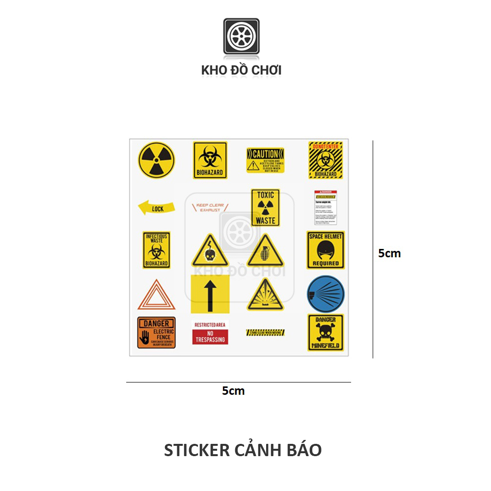 Tem sticker dán xe mô hình điều khiển tỉ lệ 1:16, 1:14, 1:12, 1:10