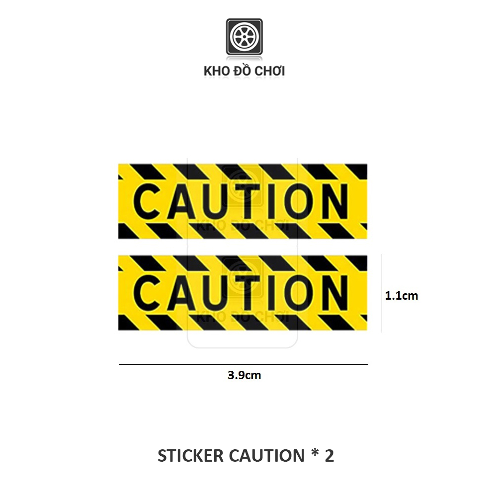 Tem sticker dán xe mô hình điều khiển tỉ lệ 1:16, 1:14, 1:12, 1:10