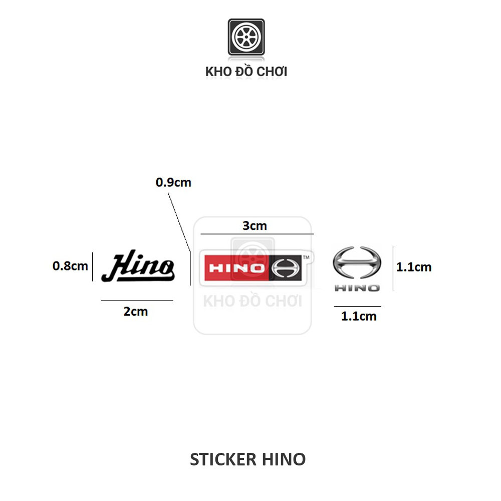 Tem sticker dán xe mô hình điều khiển tỉ lệ 1:16, 1:14, 1:12, 1:10