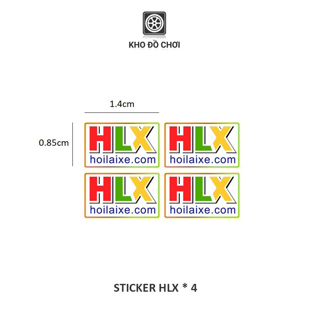 Tem sticker dán xe mô hình điều khiển tỉ lệ 1:16, 1:14, 1:12, 1:10