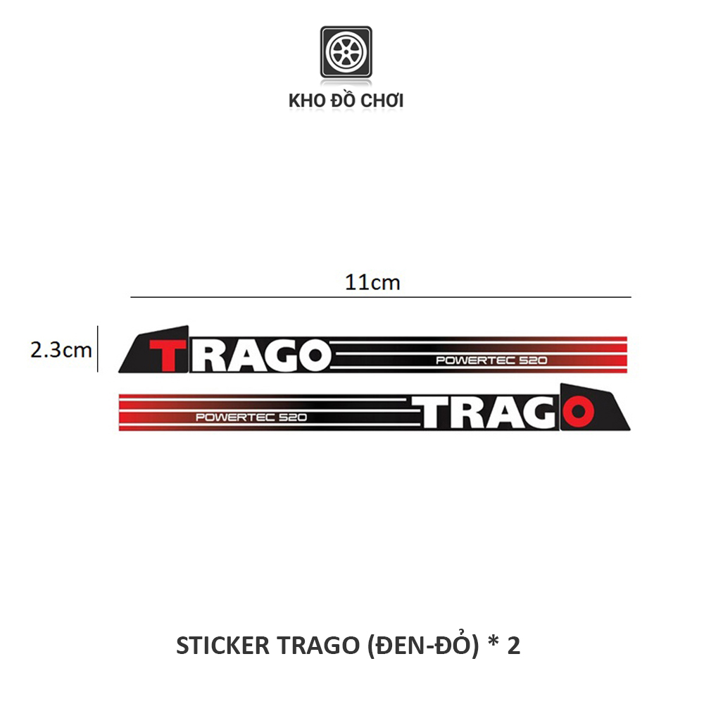 Tem sticker dán xe mô hình điều khiển tỉ lệ 1:16, 1:14, 1:12, 1:10