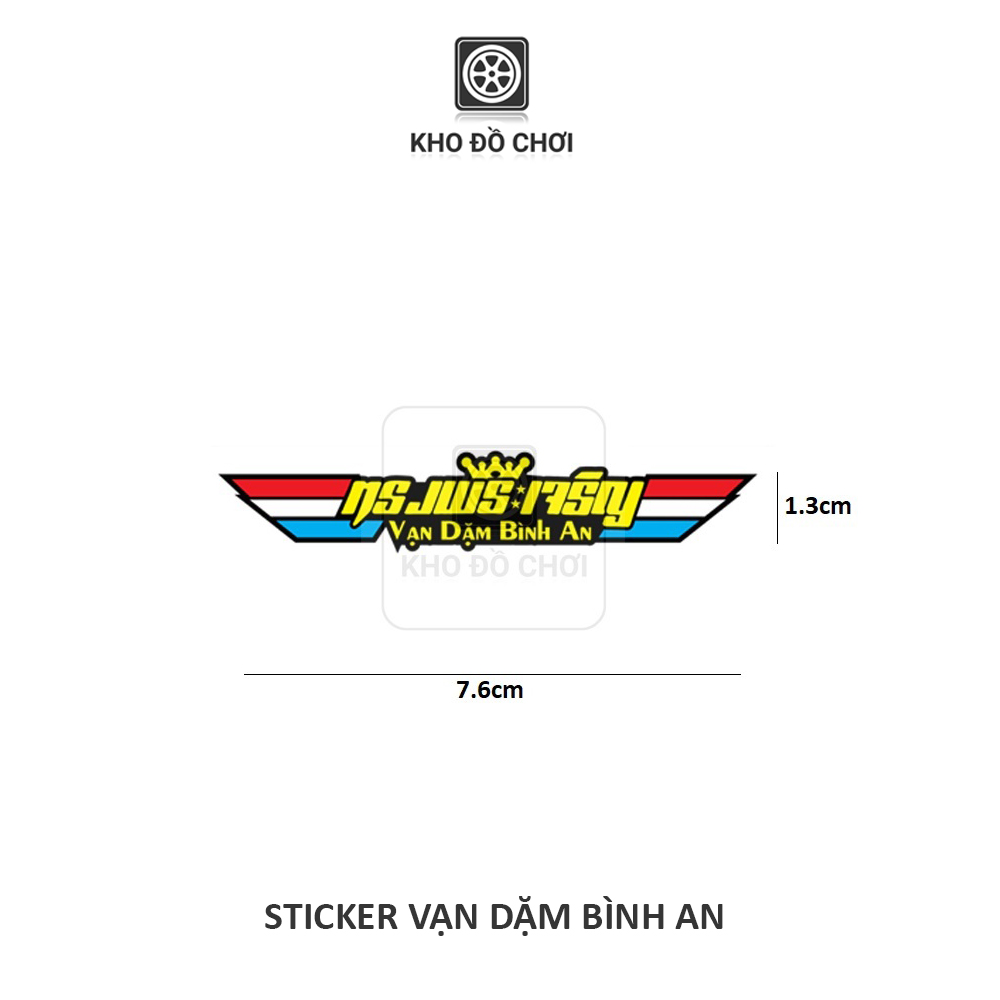 Tem sticker dán xe mô hình điều khiển tỉ lệ 1:16, 1:14, 1:12, 1:10