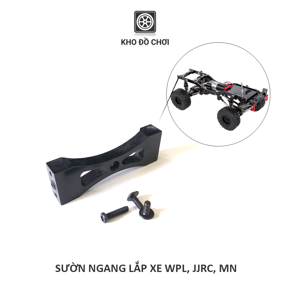 Sườn ngang kim loại lắp cho xe WPL, JJRC, MNtỉ lệ 1:16, 1:12