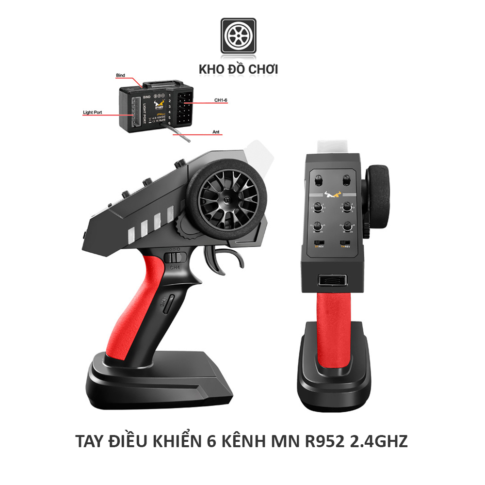 Tay điều khiển 6 kênh MN R952 2.4Ghz