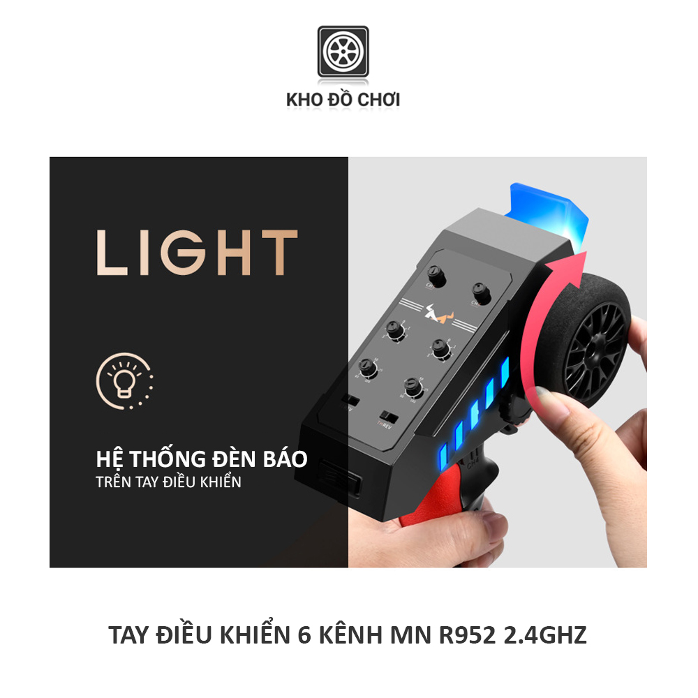 Tay điều khiển 6 kênh MN R952 2.4Ghz