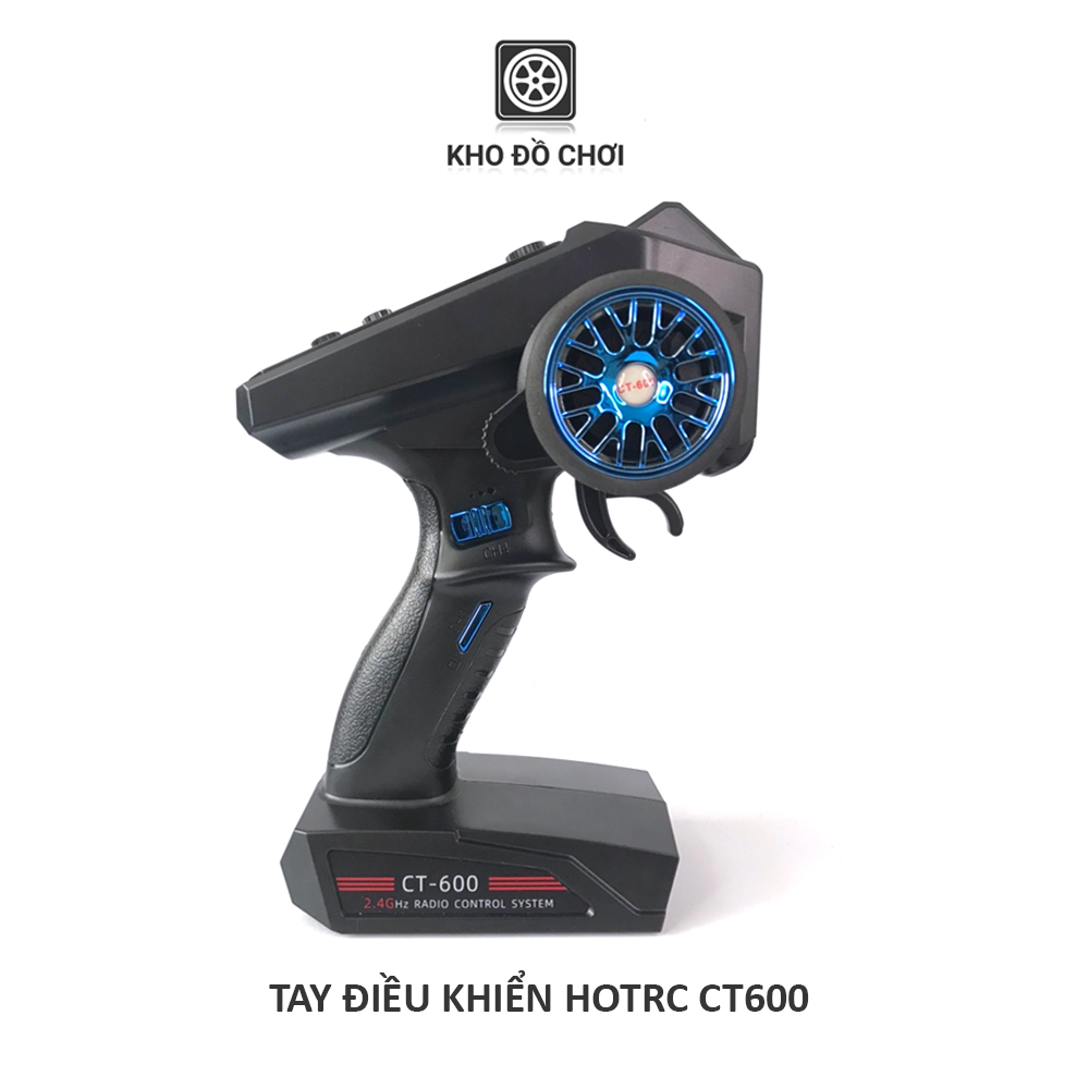 Tay điều khiển HotRC CT400, CT600 2.4Ghz | 4-6 Kênh