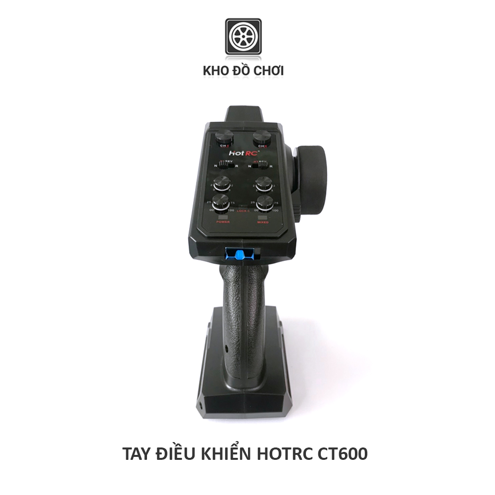 Tay điều khiển HotRC CT600 2.4Ghz | 6 Kênh (Nhớ được nhiều Rx)