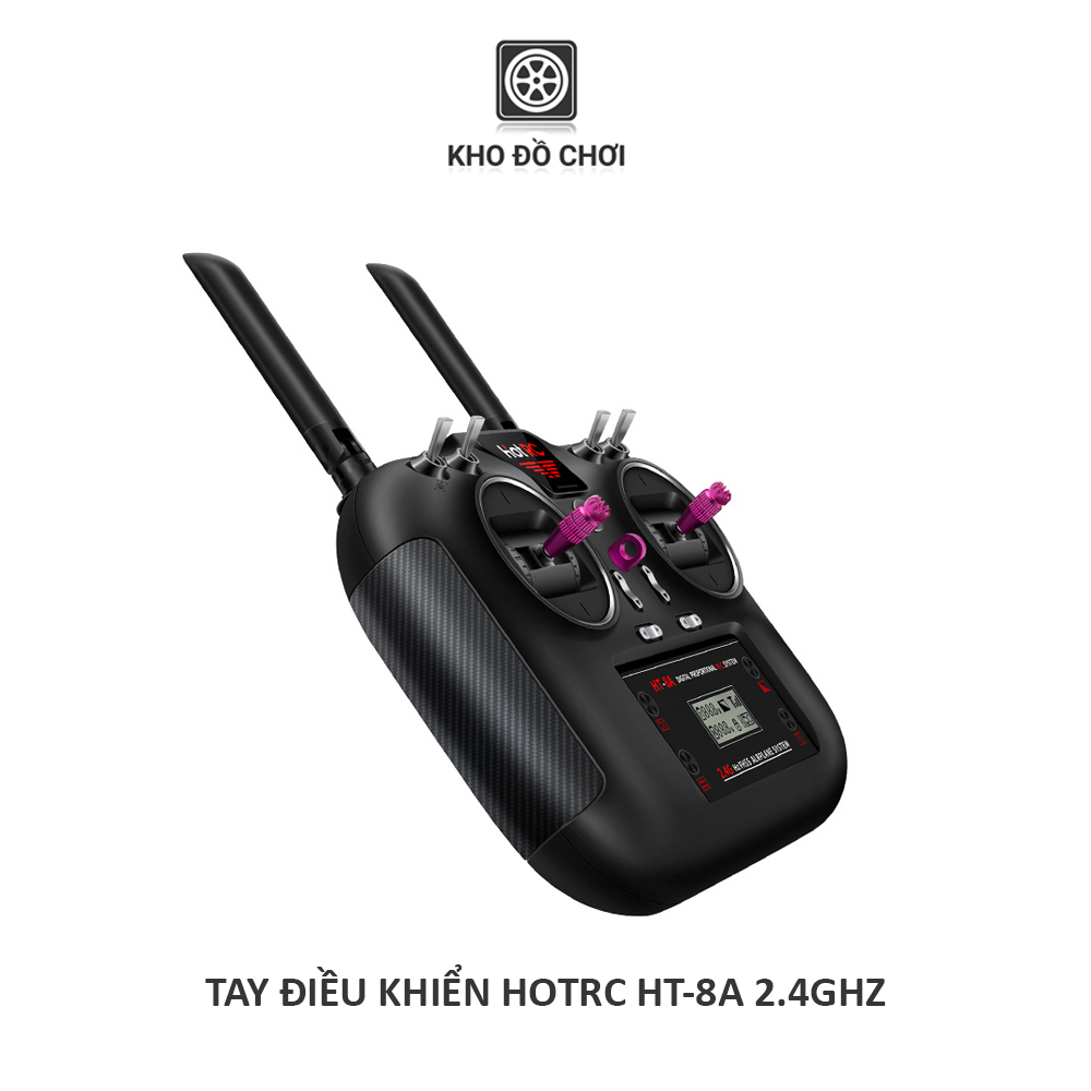 Tay điều khiển HotRC HT8A 2.4Ghz (8 kênh)