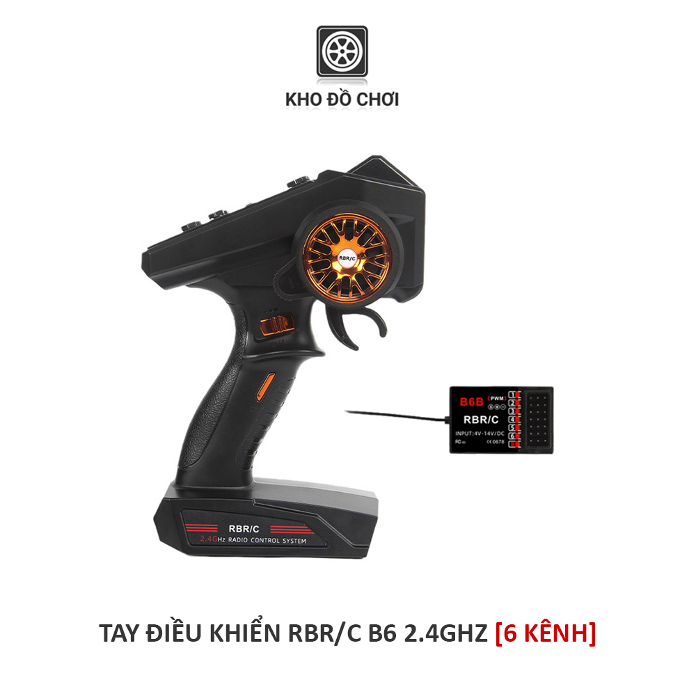 Tay điều khiển RBR/C B6 2.4Ghz 6 Chanel (6 kênh)