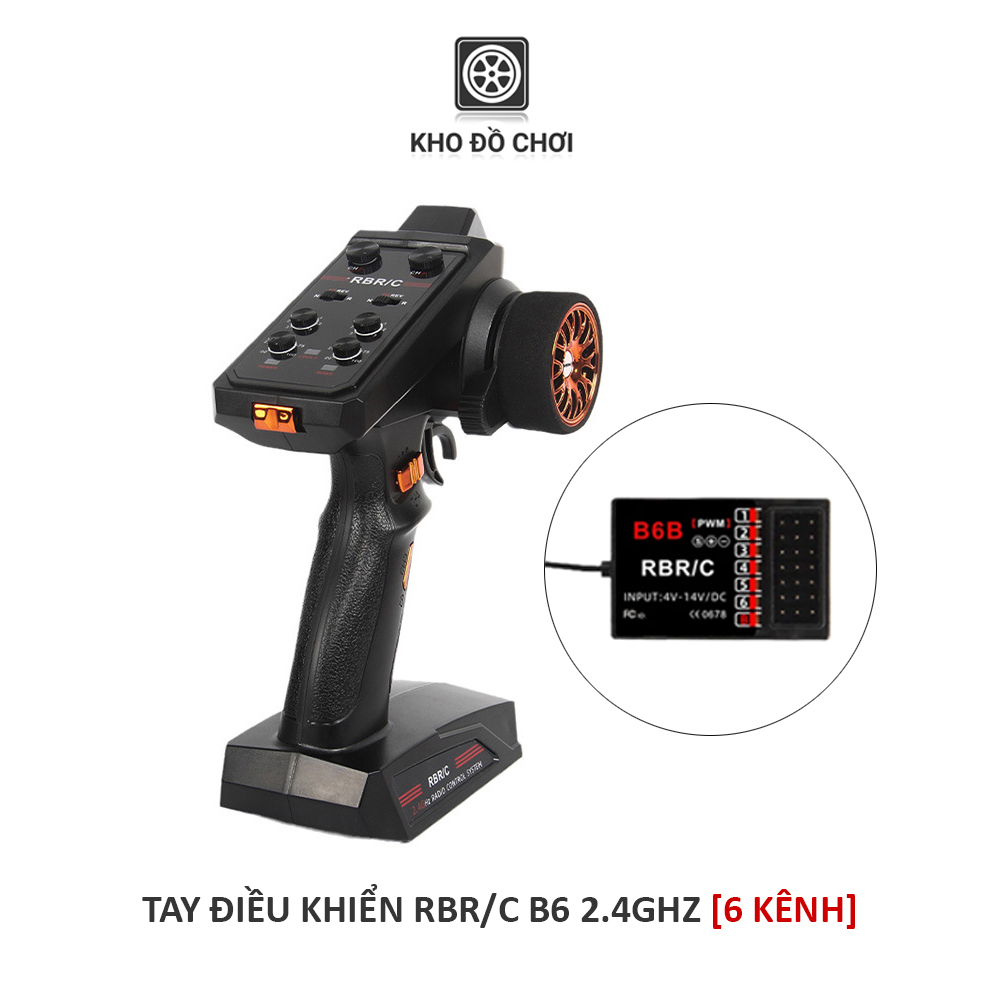 Tay điều khiển RBR/C B6 2.4Ghz 6 Chanel (6 kênh)