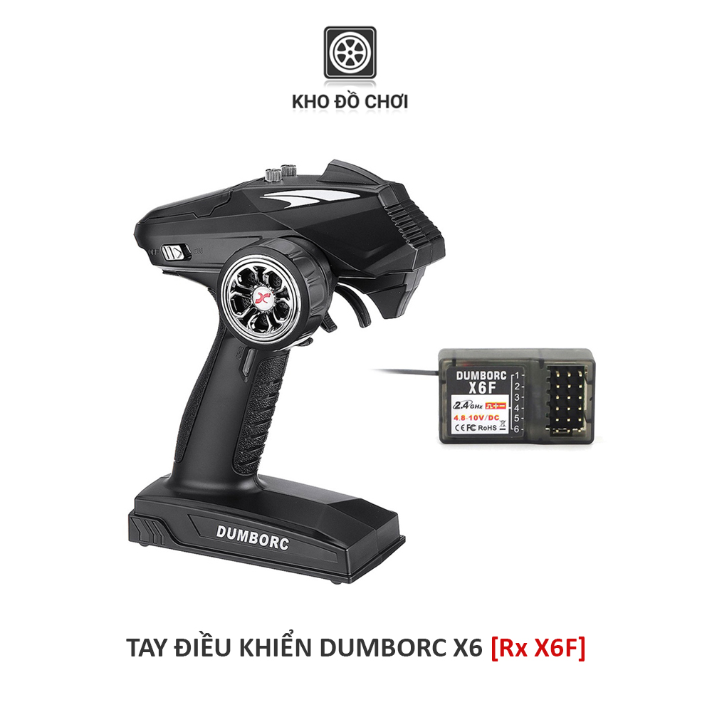 Tay điều khiển DumboRC X6 2.4Ghz 6 Chanel (6 kênh)