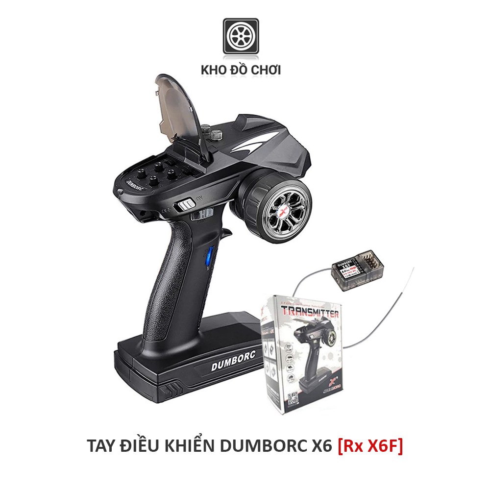 Tay điều khiển DumboRC X6 2.4Ghz 6 Chanel (6 kênh)