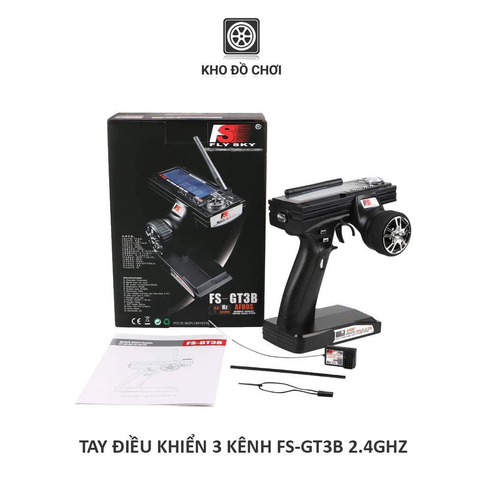 Tay điều khiển FS-GT3B 2.4Ghz 3 Channel (3 kênh)