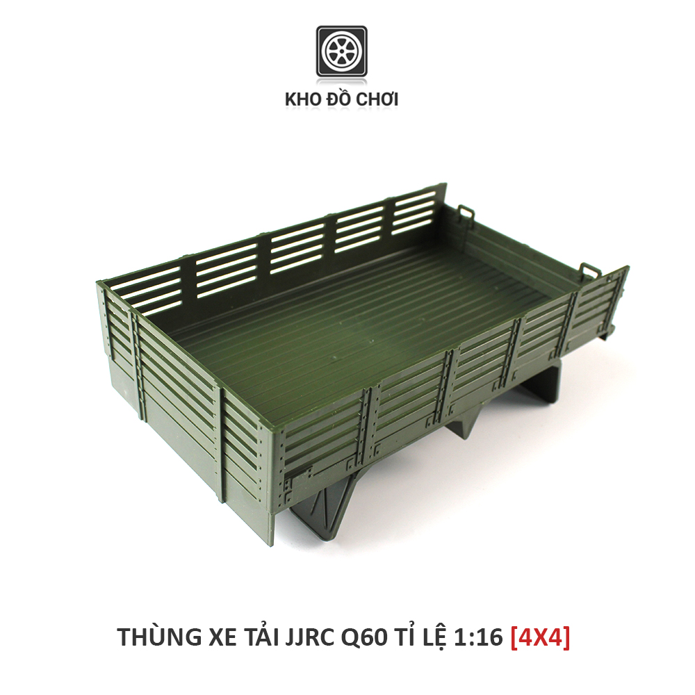Thùng xe tải quân sự JJRC Q60, Q63 6x6 tỉ lệ 1:16