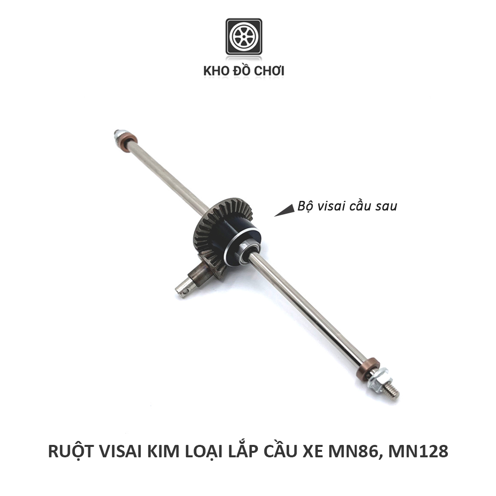 Visai kim loại lắp cầu xe MN86, MN128 tỉ lệ 1:12