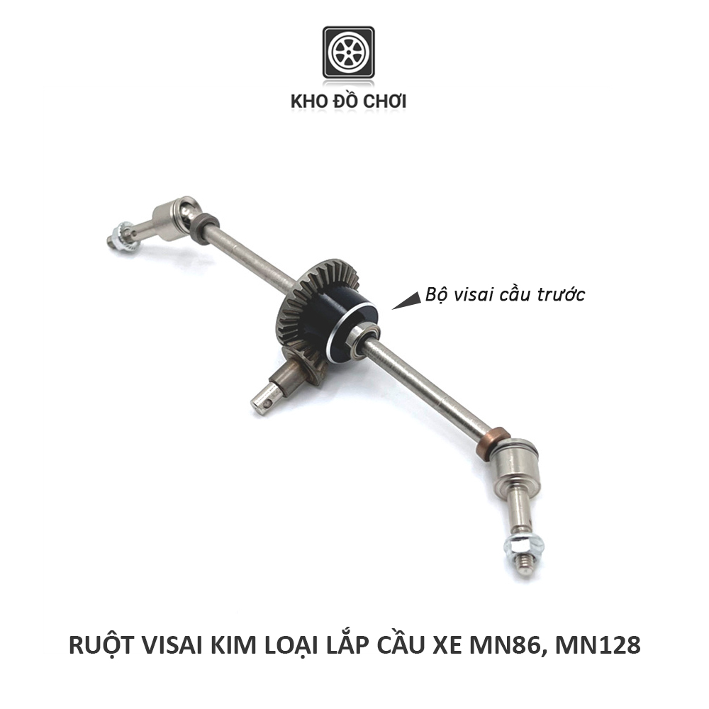 Visai kim loại lắp cầu xe MN86, MN128 tỉ lệ 1:12