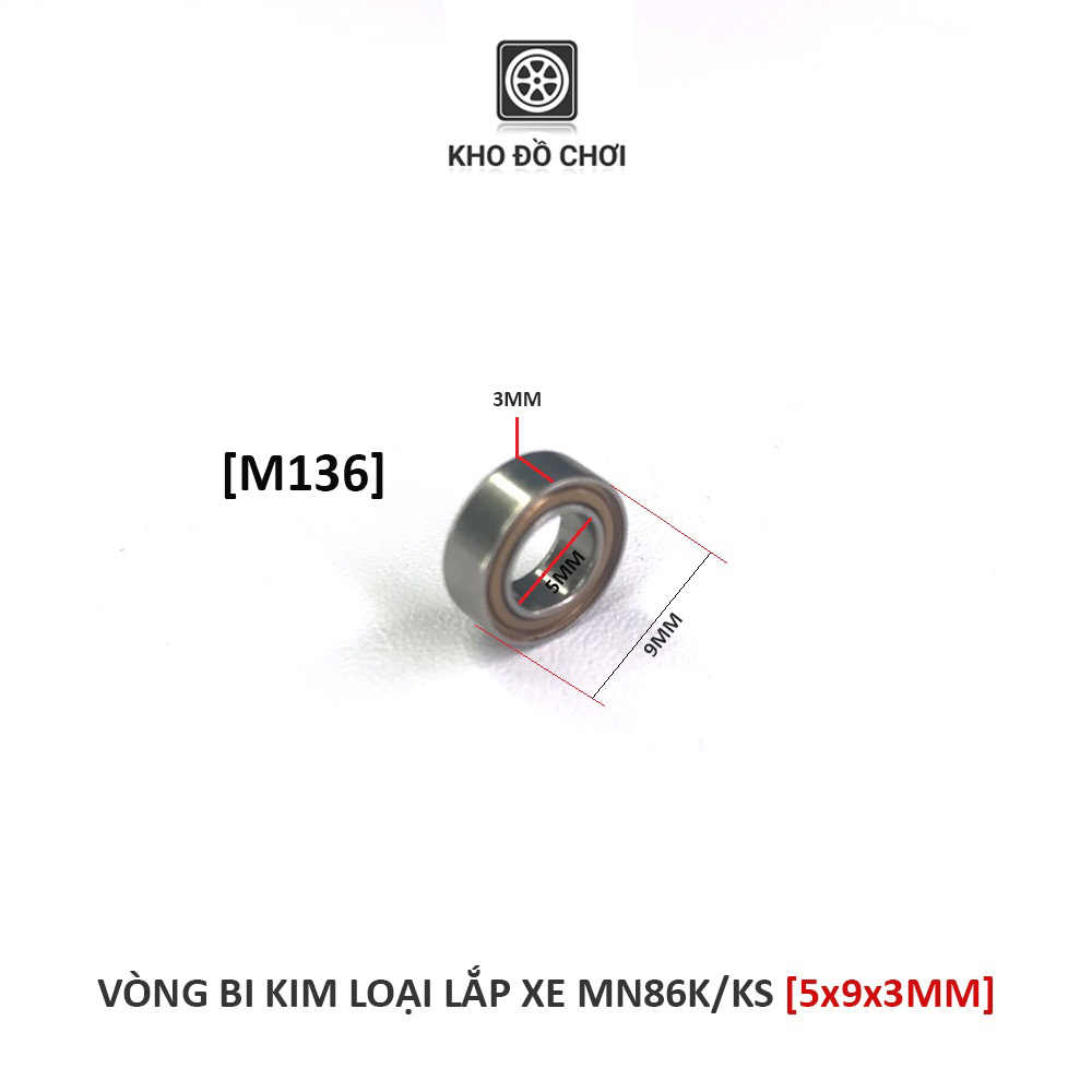 Vòng bi kim loại lắp cho xe MN86K, MN86KS tỉ lệ 1:12