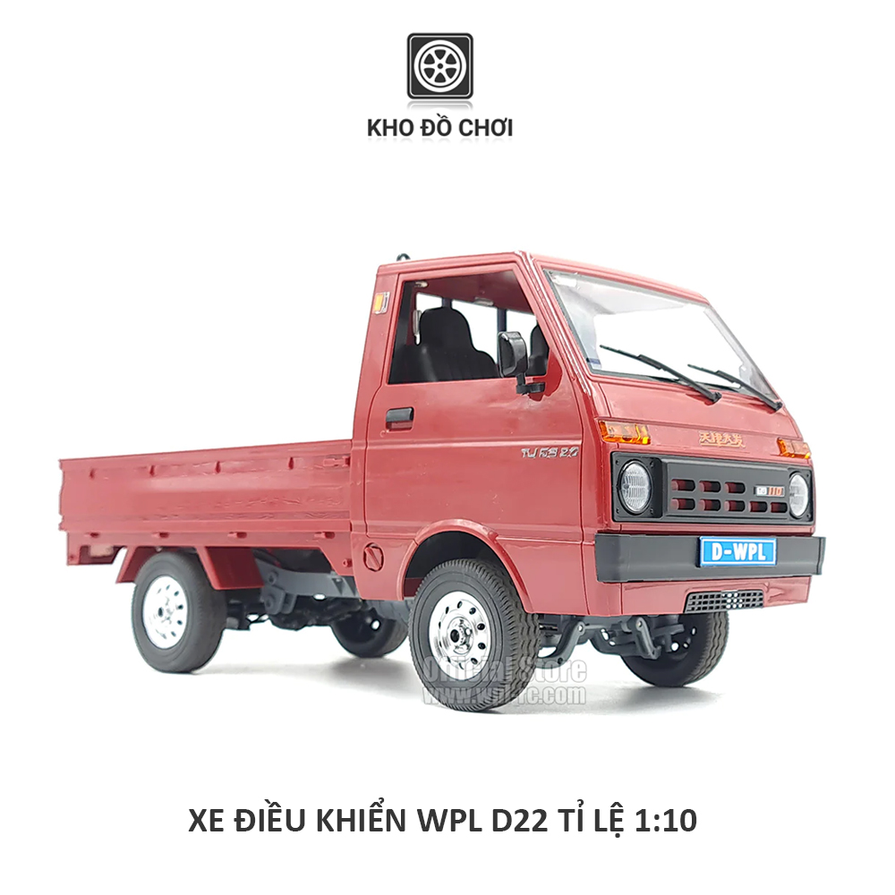 Ô tô điều khiển WPL D22 RC Van Tianjin Dafa 4x2 1:10 - RTR [TẶNG BIỂN + TEM CHỮ]