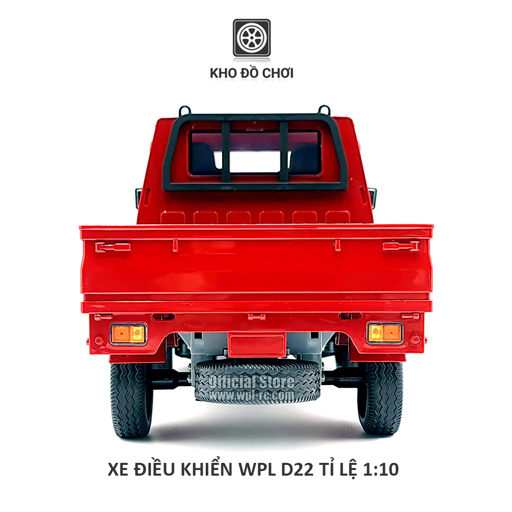Ô tô điều khiển WPL D22 RC Van Tianjin Dafa 4x2 1:10 - RTR [TẶNG BIỂN + TEM CHỮ]