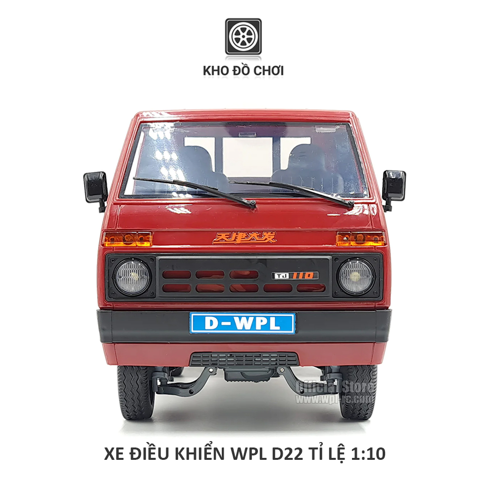Ô tô điều khiển WPL D22 RC Van Tianjin Dafa 4x2 1:10 - RTR [TẶNG BIỂN + TEM CHỮ]