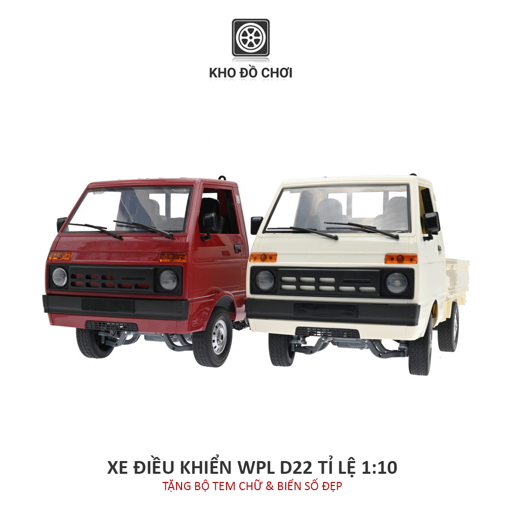 Ô tô điều khiển WPL D22 RC Van Tianjin Dafa 4x2 1:10 - RTR [TẶNG BIỂN + TEM CHỮ]