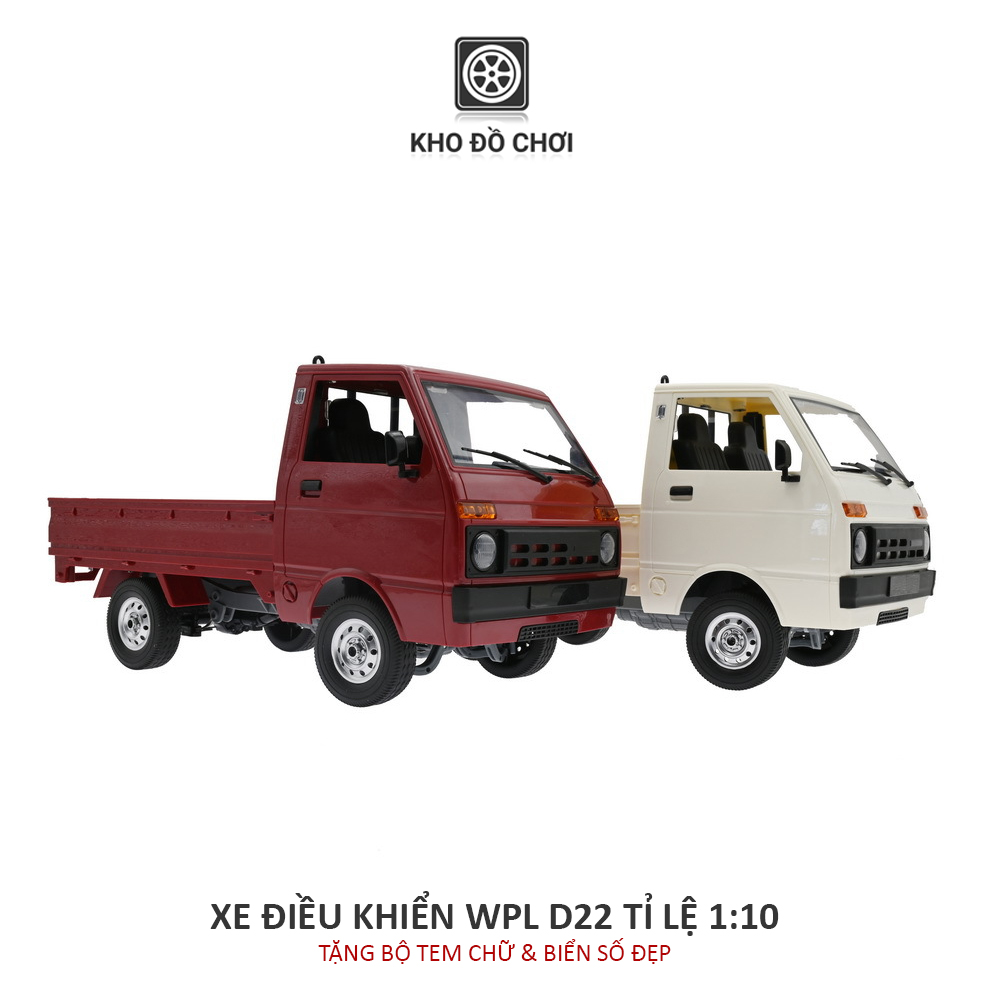 Ô tô điều khiển WPL D22 RC Van Tianjin Dafa 4x2 1:10 - RTR [TẶNG BIỂN + TEM CHỮ]