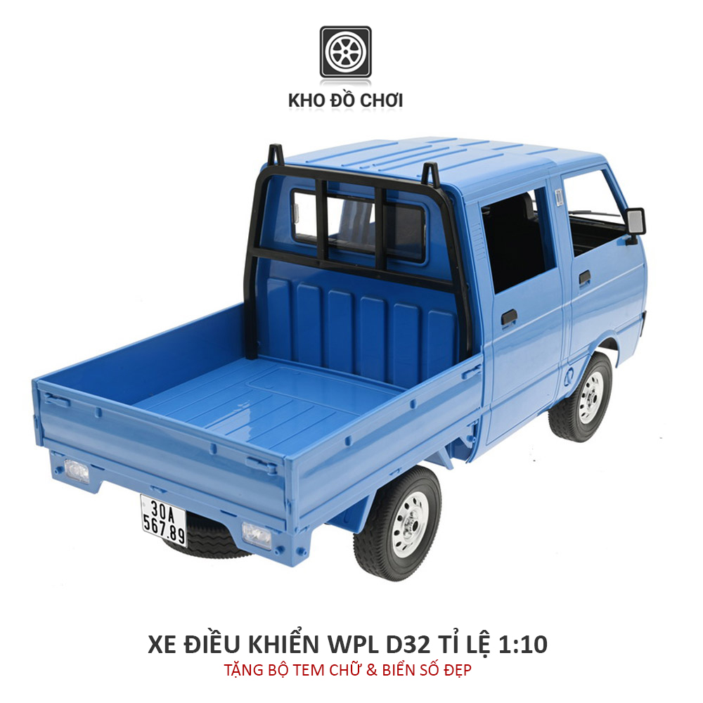 Ô tô điều khiển WPL D32 RC Van Tianjin Dafa 4x2 1:10 - RTR [TẶNG BIỂN + TEM CHỮ]